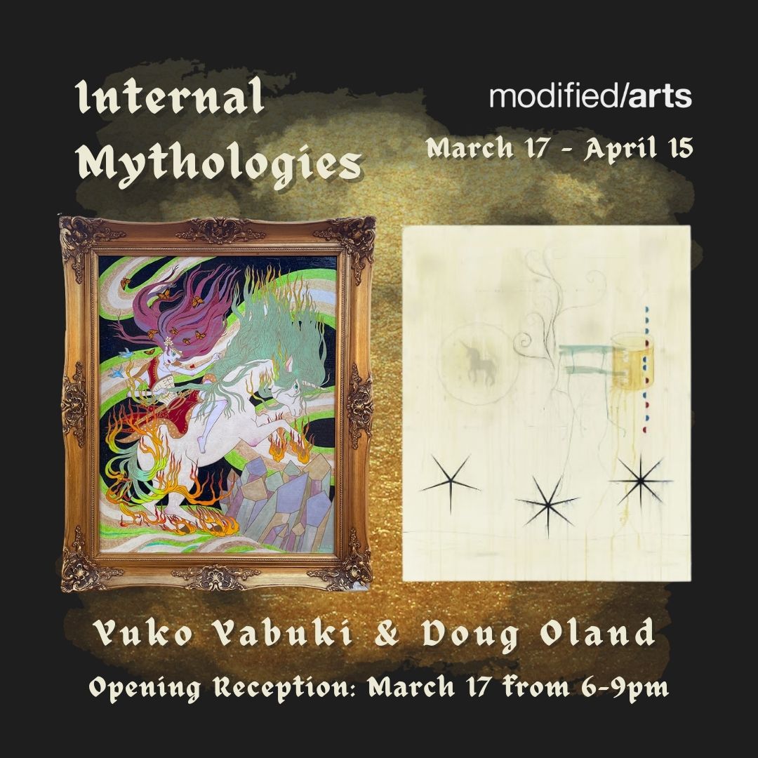 Opening Reception Poster for artist Yuko Yabuki and Doug Oland